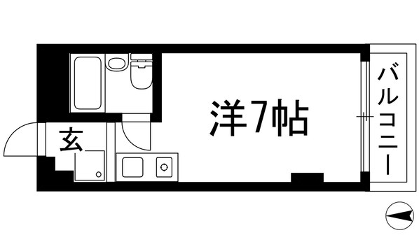 リバティハイム櫻井の物件間取画像